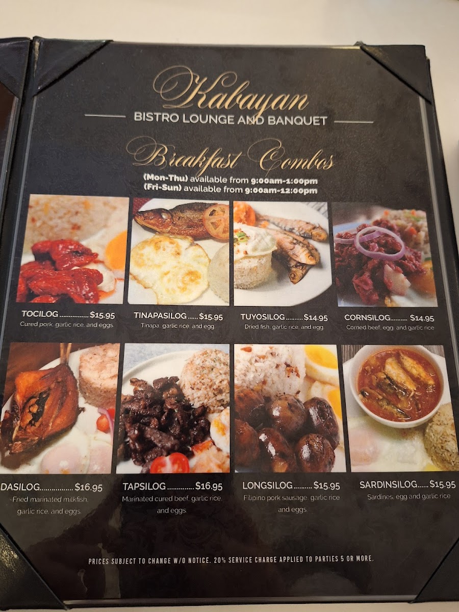 Menu Kabayan Bistro Lounge And Banquet-5
